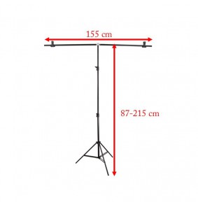 T-formos fono laikymo sist. T-Support Stand 215/155 cm