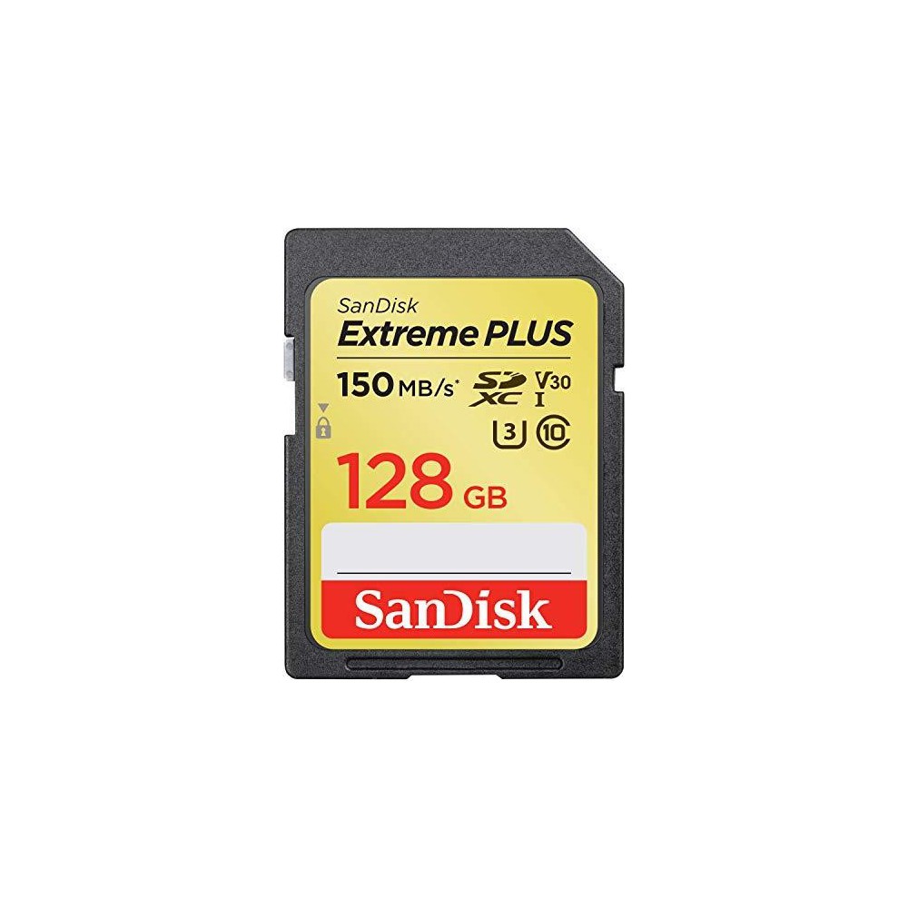 Atminties kortelė SanDisk Extreme Plius SDXC 128GB 150Mb/s V30 U3