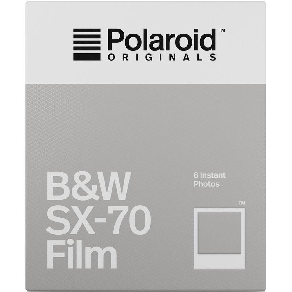 Polaroid Originals B&W for SX-70 (nespalvotos)