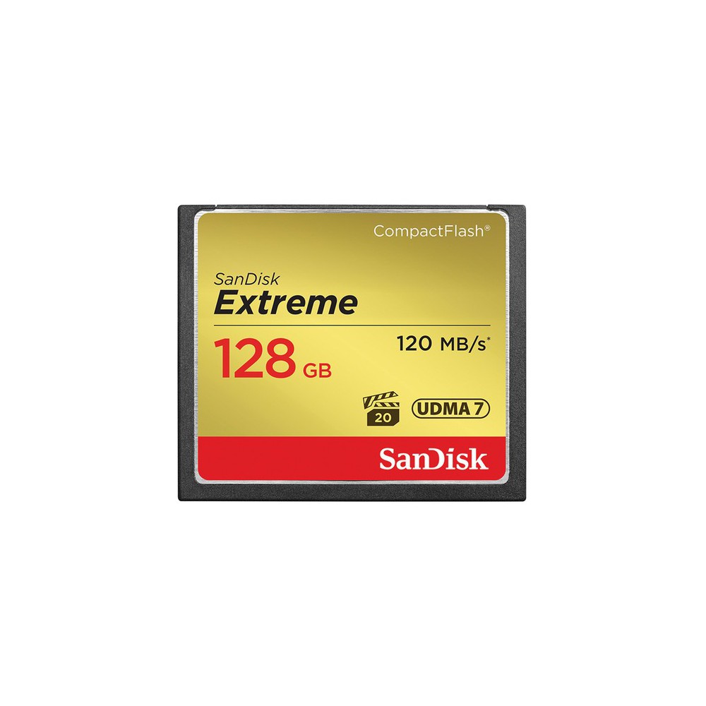 Atminties kortelė SanDisk Extreme CF 128GB 120Mb/s
