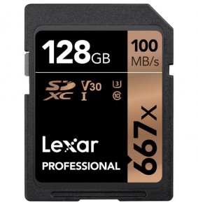 Atminties kortelė Lexar Pro SDHC 128GB 100MB/s